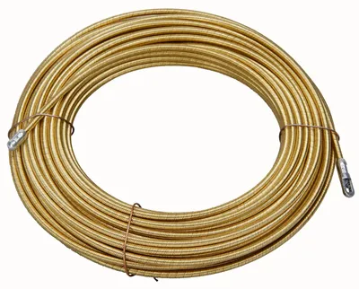 Produktbild von KOPP Stahl Einziehspirale Einziehhilfe Kabelzieher 10 Meter Gold