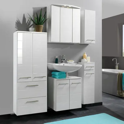 Produktbild von Held Rimini Unterschrank,Hochglanz-Weiß/Weiß 472084