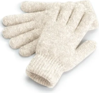 Produktbild von Beechfield B387 | Cosy Ribbed Cuff Gloves - Farbe: Almond Marl - Größe: One Size