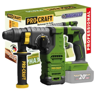 Produktbild von Akku-Bohrhammer Procraft PHA30bb (ohne Akku und Ladegerät)