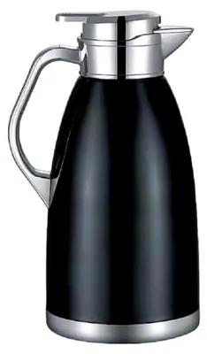 Produktbild von Thermoskanne Isolierkanne Kaffeekanne 1,8 Liter FLSK 2,3 Schwarz
