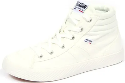 Image de 2978J sneaker donna off white PALLADIUM tissue vintage effect shoe woman