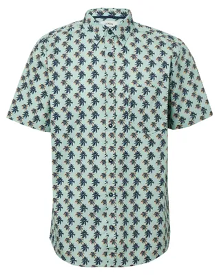 Produktbild von s.Oliver Hemd aus Baumwollstretch mit Kent-Kragen und abgerundetem Saum im Casual-Look