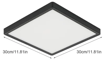Obrázok produktu pre LED stropné svietidlo - A5784 - 36 W - 4500 K (denné svetlo) - IP54 (vodotesné) - štvorcové - bez stmievania - vhodné do kúpeľne