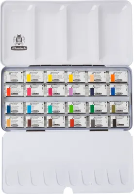 Produktbild von Schmincke AKADEMIE Aquarellkasten mit 24 ganzen Näpfchen