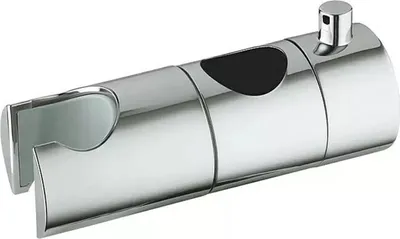 Obrázok produktu pre Držiak na sprchovú tyč, s otočným držiakom, chróm, vhodný pre: sprchové lišty 22 mm