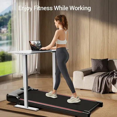 Image de Tapis de marche Loopband – Moteur de 2,5 chevaux – Pliable avec inclinaison réglable – Vélo d'appartement