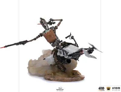 Produktbild von Iron Studios The Mandalorian - IG-11 and The Child Deluxe Statue 1/10