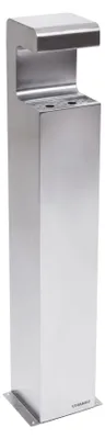 Produktbild von VIVANNO Standascher Edelstahl FUMIX Rechteckig, Edelstahl gebürstet gebürstet - 17x16x96 cm