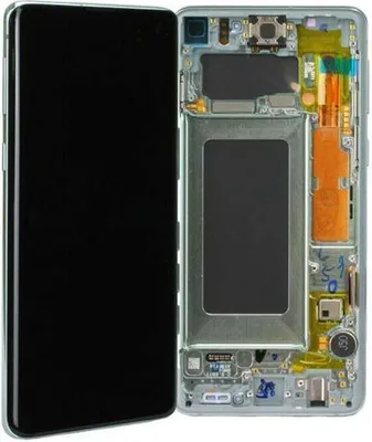 Produktbild von Original AMOLED Display Touchscreen Bildschirm Rahmen Grün für Samsung Galaxy S10 G973F