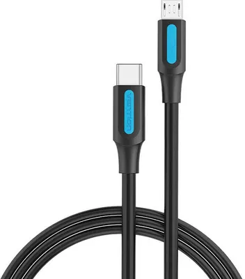 Produktbild von Kabel Vention COVBH, USB-C 2.0 auf Micro-USB, 2A, 2m, schwarz