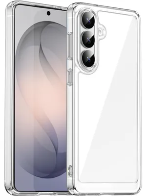 Image de Coque pour Samsung Galaxy S26+, dos transparent Coque de protection en silicone TPU résistante aux chocs Transparente