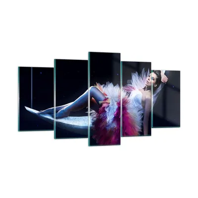 Produktbild von Bilder auf glas - Frau Geheimnis Kleid elegant - 160x85cm - Glasbilder - Wandbilder - Kunstdruck - zum Aufhängen bereit - Wanddekoration aus Glas - Glas Bilder - Wandbild auf Glas - GEA160x85-2584