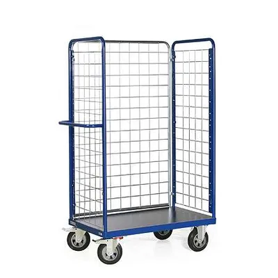 Produktbild von Bako Logistiksysteme Paketwagen F600 mit 3 Gitterwänden 1800mm hoch 1000x700mm