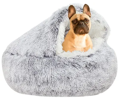 Productafbeelding van Omgoods - Donut hondenbed en kattenbed - Pluche, 65 cm voor kleine en middelgrote honden