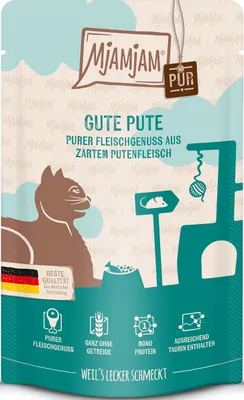 Image de Mjamjam Quetschieschie bonne dinde pure 125gx12