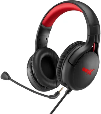 Immagine prodotto di Niceboy ORYX X410, Cavo, Riproduzione, 18 - 20000 Hz, 300 g, Cuffia con microfono, Nero, Rosso