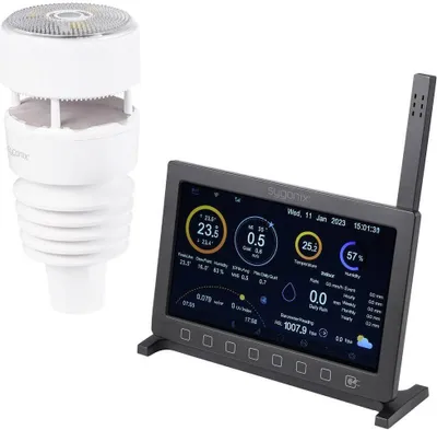 Produktbild von Sygonix SY-5479628 WLAN-Wetterstation Vorhersage für 2 Tage Anzahl Sensoren max. 8 St.