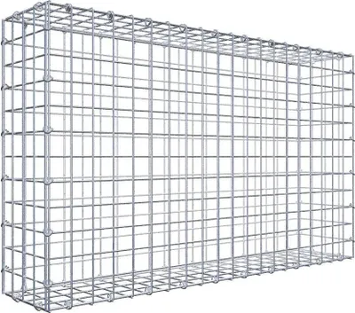 Produktbild von Gabione 100 cm x 60 cm x 20 cm (L x H x T), Maschenweite 5 cm x 5 cm, C-Ring