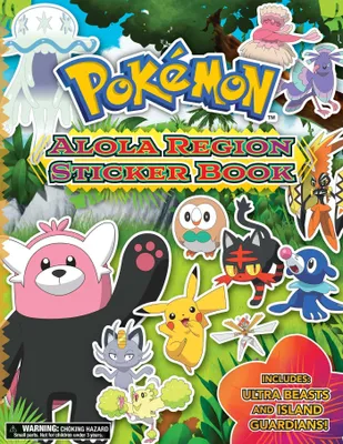 Produktbild von Pokémon Alola Region Sticker Book