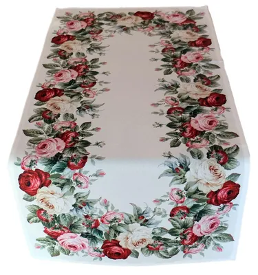 Produktbild von Tischwäsche mit Rosen 40 x 90 cm