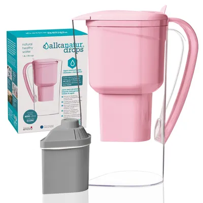 Wasserfilterkanne 1,4 L mit Zeolith-Filter, pH 9, Magnesium