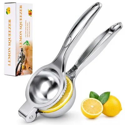 Produktbild von Zitronenpresse - Manuelle Handpresse für Zitrusfrüchte - Zitruspresse für Limetten und Zitronen