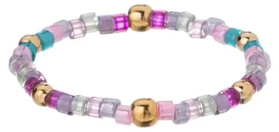 Obrázek produktu pro Hravý prsten s Miyuki skleněnými korálky AL4348.01.000 - Průměr: 57 mm