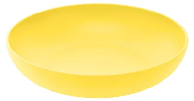 Productafbeelding van Vruchten- en broodschotel, geel, 26 cm.