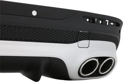 Immagine prodotto di Diffusore paraurti cromato per Mercedes GLB X247 SUV 20+ 45S design.