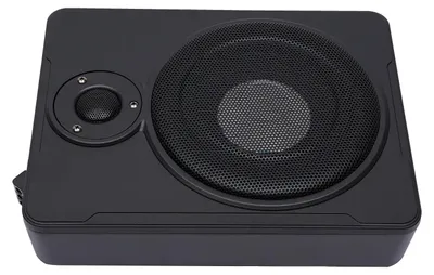 Produktbild von Auto-Subwoofer, integrierter Verstärker, einstellbarer Bass, schwarz