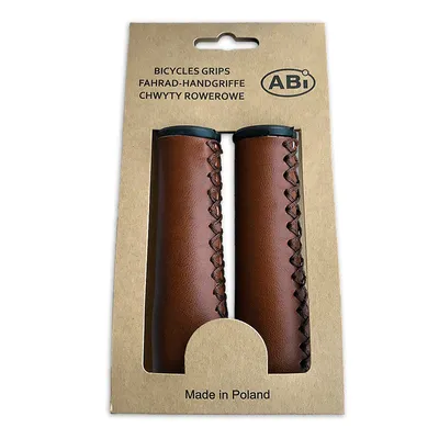 Produktbild von Fahrradgriffe ABi paarweise 22 mm x 120mm Kunstleder braun