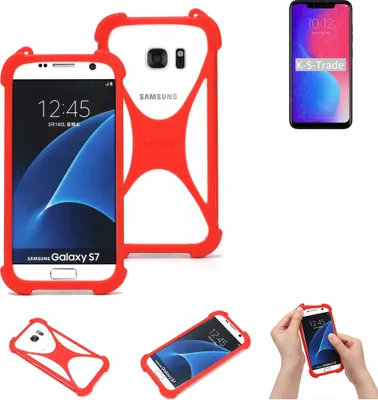 Produktbild von K-S-Trade Handy-Hülle kompatibel mit Lenovo S5 Pro Schutz-Hülle Bumper Silikon Schutz Hülle Cover Case Silikoncase Silikonbumper TPU Softcase