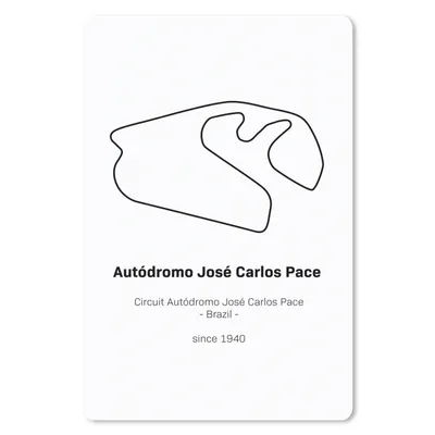 Produktbild von MuchoWow® Mauspad Mousepad Brasilien - Rennstrecke - Formel 1 40x60 cm - Mousepads - Maus Mat - Pad - Mausunterlage - Schreibtisch Accesoire