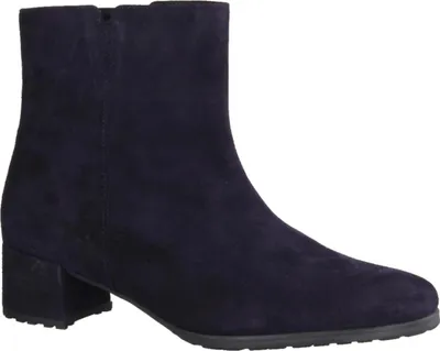 Produktbild von Sioux Fendrina Damen-Stiefelette, Leder, Dunkelblau, City Schuh - Damenschuhe Modische Stiefelette / Boots, Blau, leder (lambsuede), absatzh&oumlhe: 30 mm