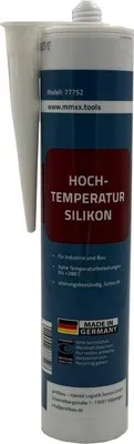 Produktbild von MMXX Hochtemperatur-Silikon 310ml Rotbraun - Hitzebeständig bis +280°C - Für Ofenbau, Metall & Industrie