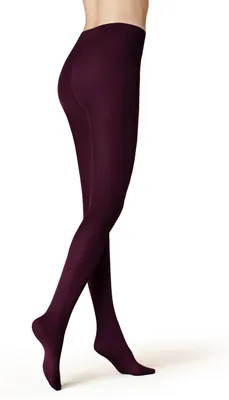 Produktbild von KUNERT Damen Strumpfhose Velvet 40 semi-blickdicht matt-schimmernd dark raisin 3