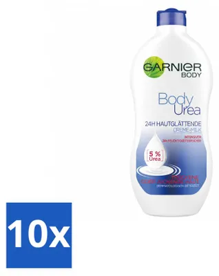 Productafbeelding van 10 x Garnier Body Urea, verzachtende bodylotion met karitéboter, 400 ml - Voordeelverpakking - 10 stuks