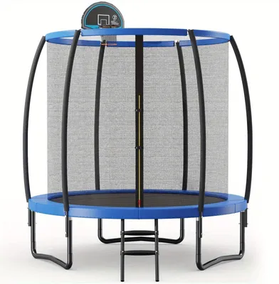Produktbild von Trampoline – Hüpfkissen – Springnetze – Mini-Trampoline – Rebounder – Mit Sicherheitsnetz