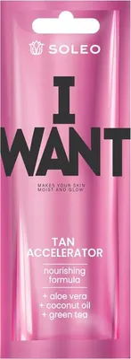 Obrázek produktu pro Soleo I Want Ultra Tanning Accelerator x5ks