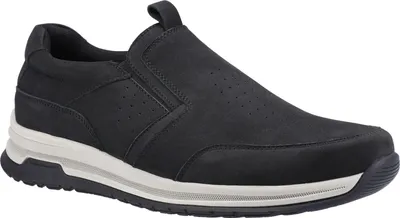Image de Hush Puppies - Chaussures pour homme "Cole", cuir nubuck FS10242 (40 EU) (Noir)