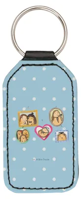Produktbild von Mr. & Mrs. Panda schlüssel anhänger Igel Familie - Blau Pastell - Geschenk, für, Bilder, Bruder, schlüsselbund, Mama, Taschenanhänger, Schlüsselanhänger Mit Spruch