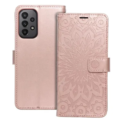 Obrázek produktu pro MEZZO Book Case passend für SAMSUNG A23 5G Mandala zlatá růžová