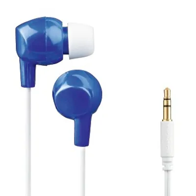 Produktbild von Hama Thomson EAR3106BL, Kabelgebunden, 20 - 20000 Hz, Musik, Kopfhörer, Blau, Weiß