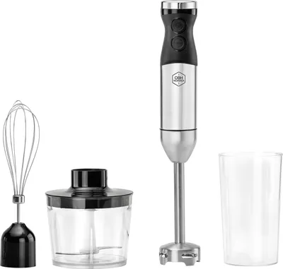 Produktbild von OBH Nordica 7715, Pürierstab, 0,7 l, Pulsfunktion, 1,2 m, 800 W, Schwarz, Edelstahl