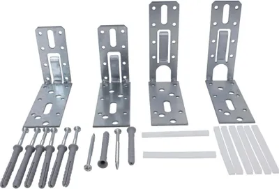 Produktbild von PROTEKTOR Türpfosten Steckwinkel, Türwinkel Trockenbauprofile für UA/CW 50 Silber Zubehör Deckenprofile Trockenbau,  Germany