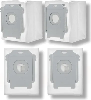Produktbild von 4 stück Staubsaugerbeutel für iRobot Roomba, Großer Kapazität Staubsaugerbeutel für iRobot Roomba i7 i7+ i7 plus i8, i8+, i3, i3+, i4, i4+, i6, i6+, j7, j7+, s9, s9+