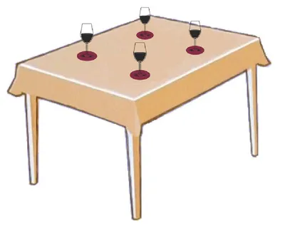 Produktbild von 500x Tassenuntersetzer Glasuntersetzer Airlaid Ø 9cm bordeaux