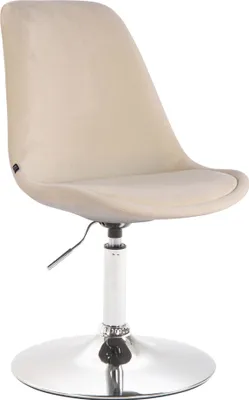 Produktbild von Esszimmerstuhl HLO-CP46 Samt chrom  creme