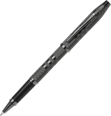Productafbeelding van Cross CenturyII midnight black met gepolijst - Middernacht zwart PVD afspraken Selectip Rollerball Pen